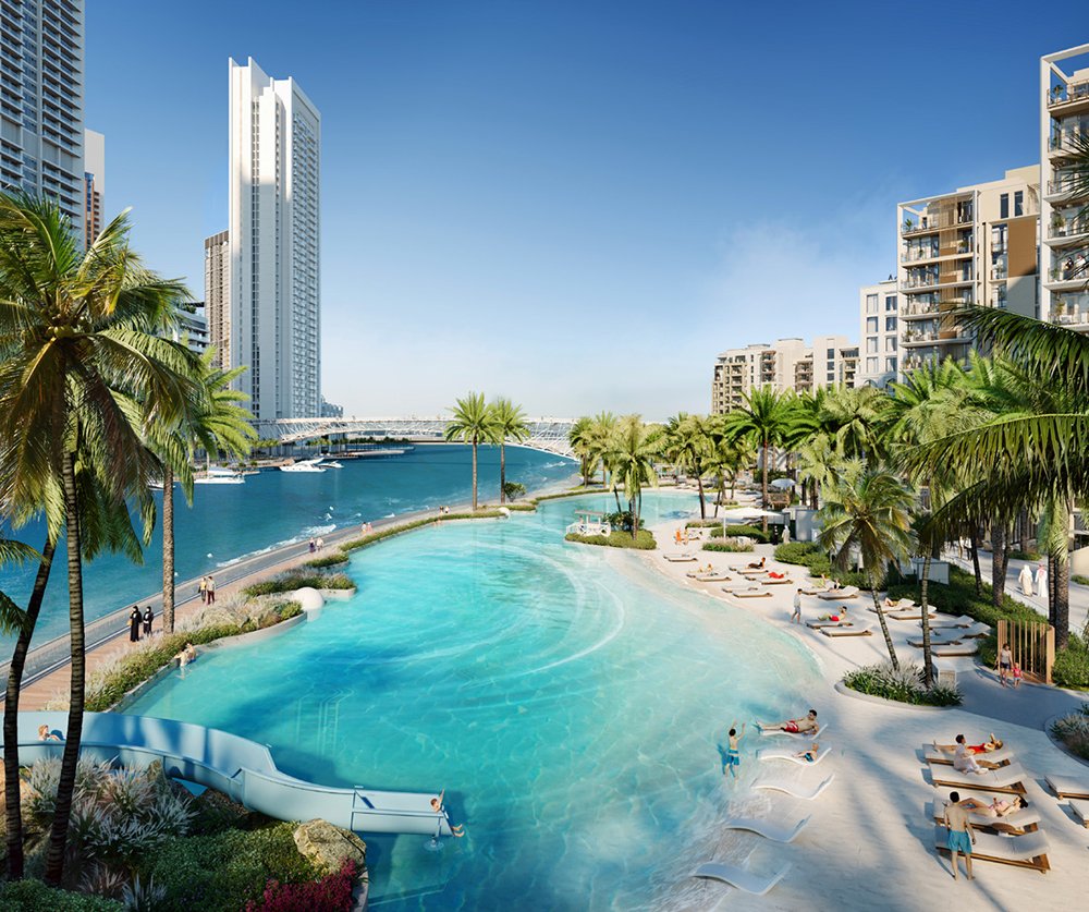 Creek Beach · lagoon & promenade